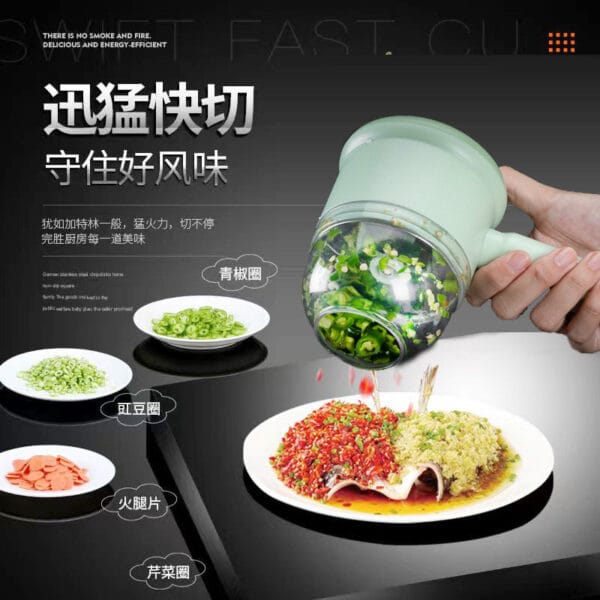 Tiktok-Style Gatling Vegetable Cutter