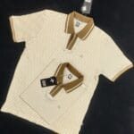 White and Brown Stripes